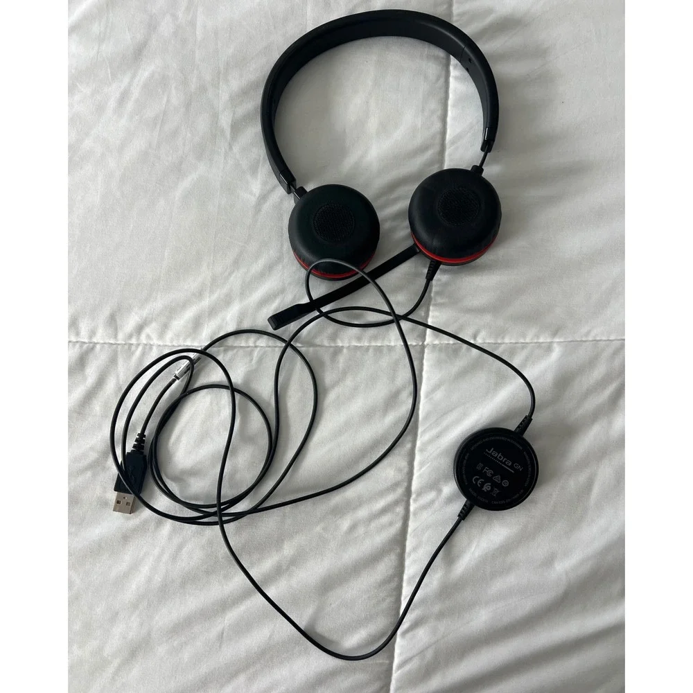 Jabra‎ GN Headset HSC016 USB Headphone Microphone Boom Mic